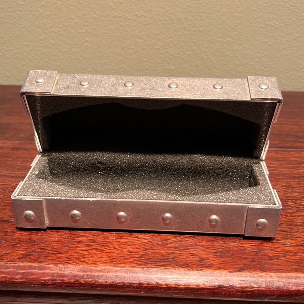Oakley Vintage Small Metal Sunglass Vault With Original Foam Insert